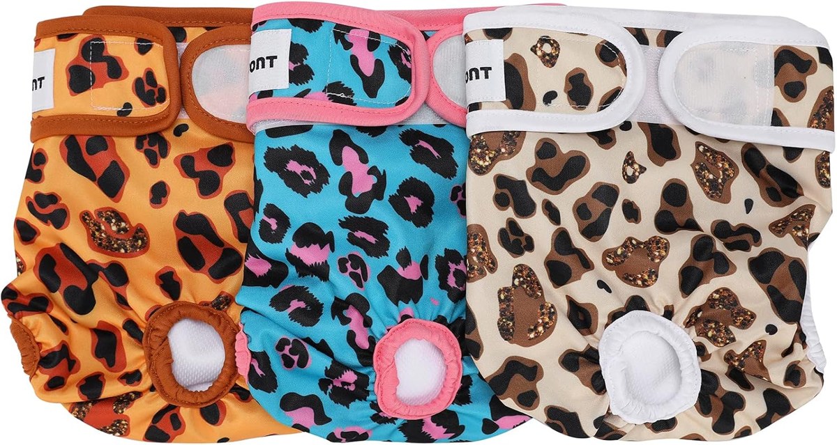 Avont 3-Pack Reusable Dog Diapers