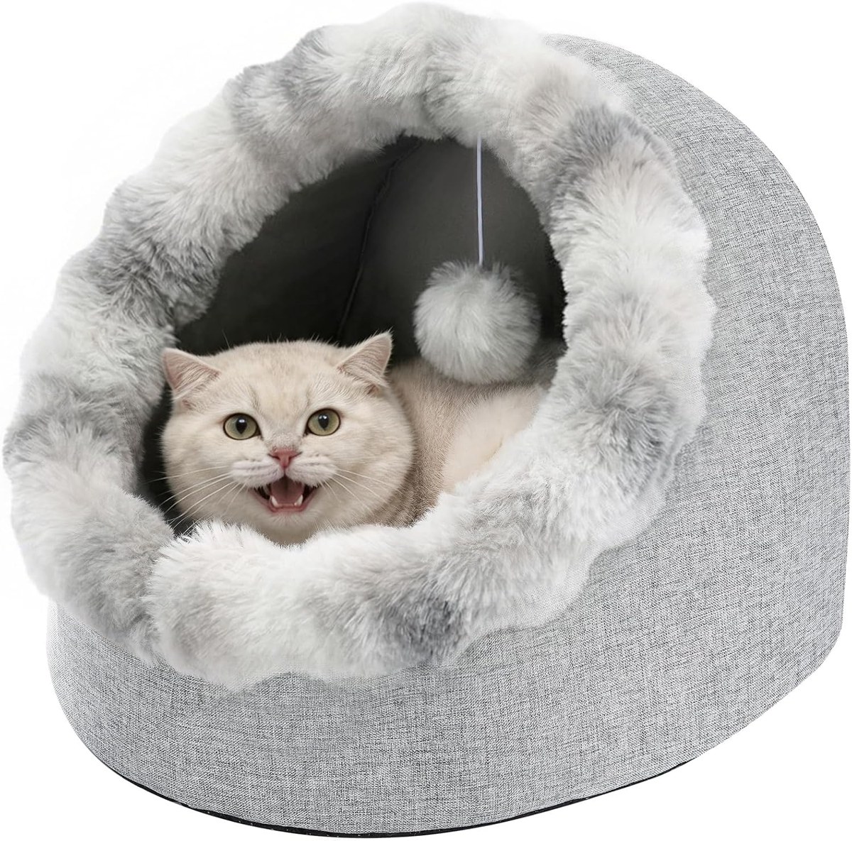 Avont Semi-Enclosed Cat Bed Cave