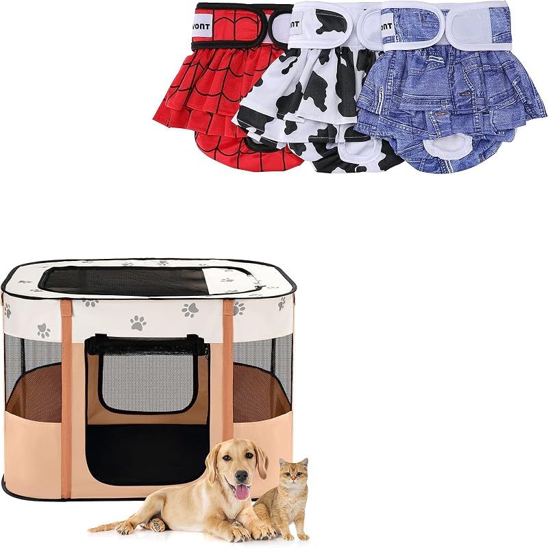 Avont Female Dog Diapers + Playpen, No. 1