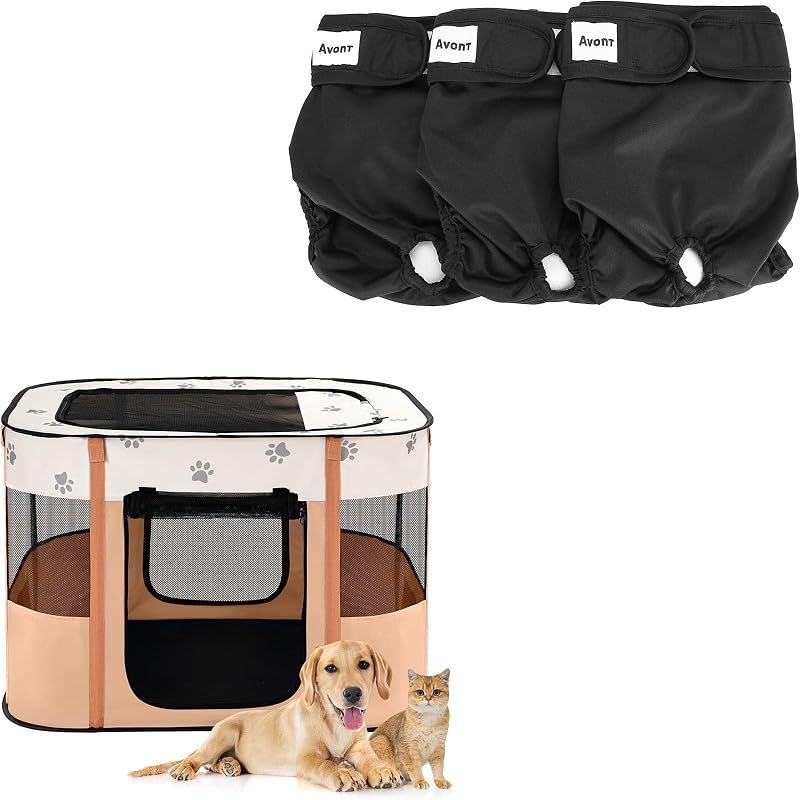 Avont Female Dog Diapers + Playpen, No. 3