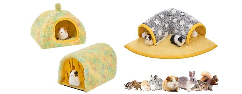 Avont Guinea Pig Hideout 2-Pack + Tunnel Bed, No. 2