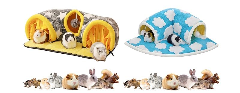 Avont Guinea Pig Hideout + Tunnel Bed, No. 1