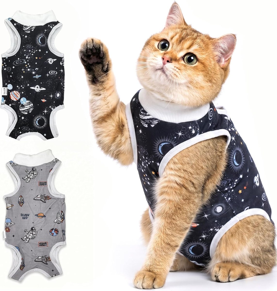 Avont 2-Pack Cat Recovery Suit for Spay Healing
